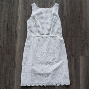 Loft White Lace Dress
